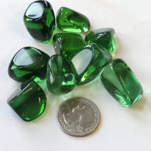 Green Obsidian Man-Made