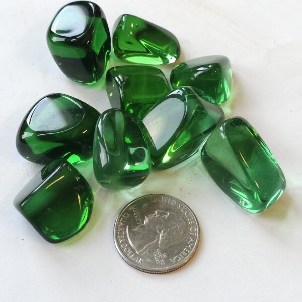 Green Obsidian Man-Made