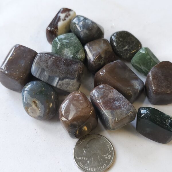 Red Moss Agate Tumble