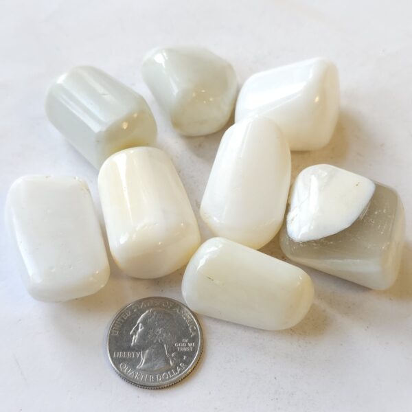 White Opal Tumble