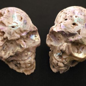 Sphalerite Skulls with Aura