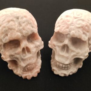 Pink Opal Skull