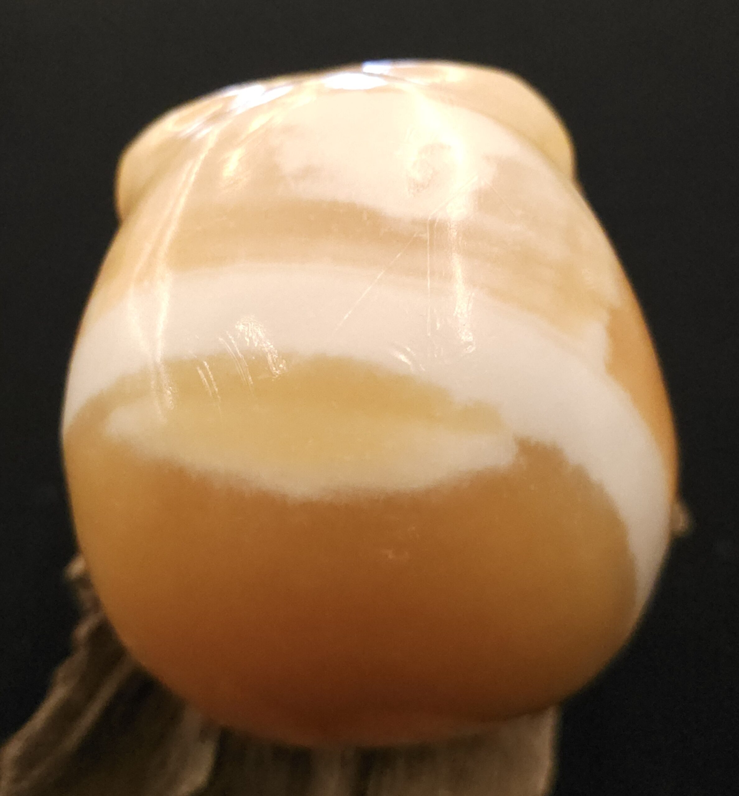 Orange Calcite Skull - Image 4